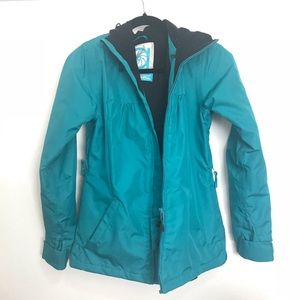 Snowboarding jacket teal